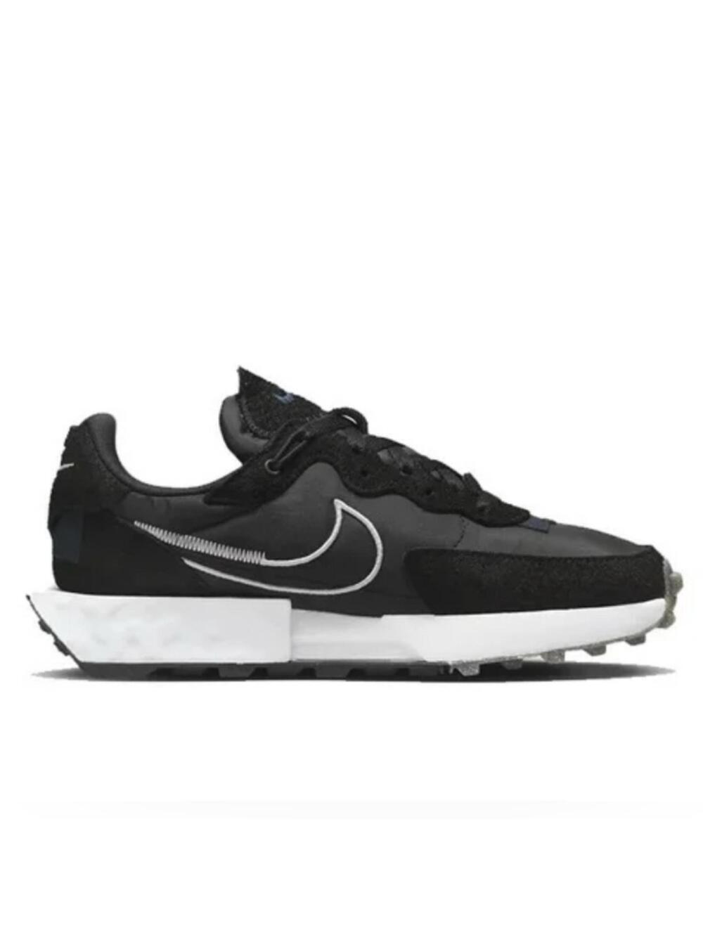 Nike Fontanka Black/White Waffle Sneaker Shoes Sz 10 EUC